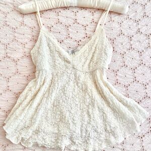 Urban Outfitters Ivory Lace Camisole